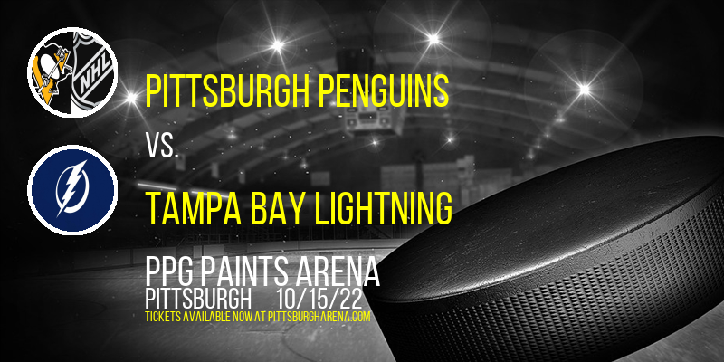 Pittsburgh Penguins vs. Tampa Bay Lightning at PPG Paints Arena