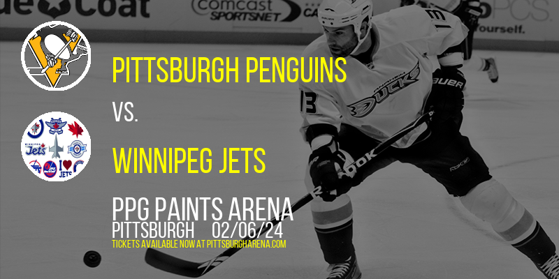Pittsburgh Penguins vs. Winnipeg Jets at PPG Paints Arena
