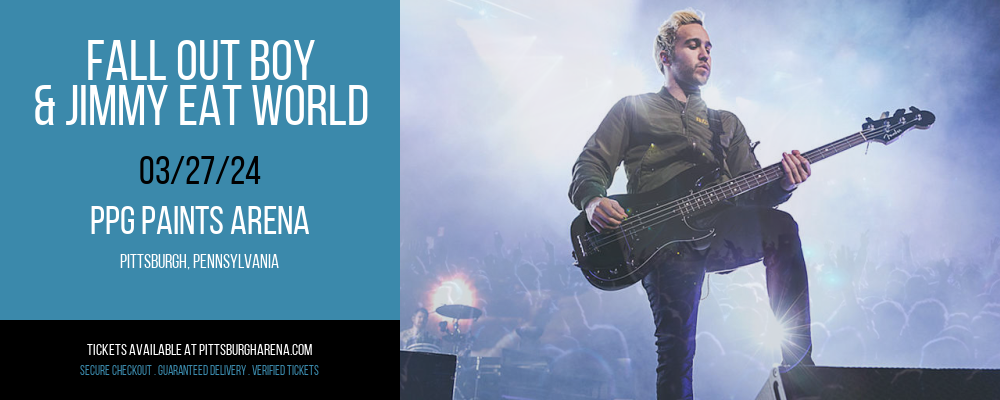 Fall Out Boy & Jimmy Eat World at PPG Paints Arena